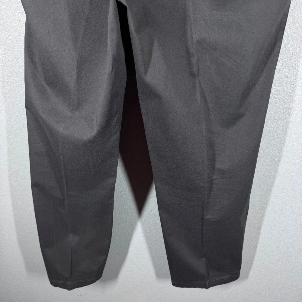 Wrangler Wrinkle Resistant Chinos Mens 38x32 Dark Grey Charcoal Pants‎